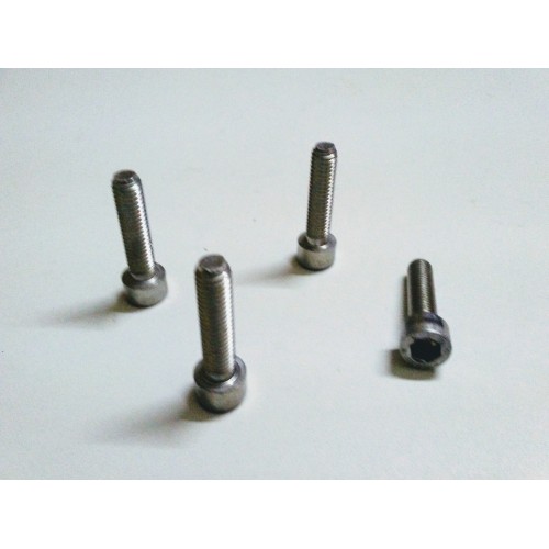 BULLONERIA-Distanzia-Rondelle-Anelli Seeger-Fascette.-Kit viti acciaio inox: 4 viti per collettore aspirazione per tutte le M...