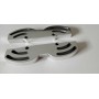 BORDI TESTATA - PARAGINOCCHIA-Coppia.Bordi Testata in Alluminio per Moto Guzzi dal 700 al 1100 tutti i modelli ( escluso Brev...