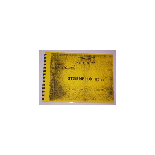 CATALOGHI RICAMBI-MANUALE OFFICINA-Catalogo ricambi x Stornello 125cc