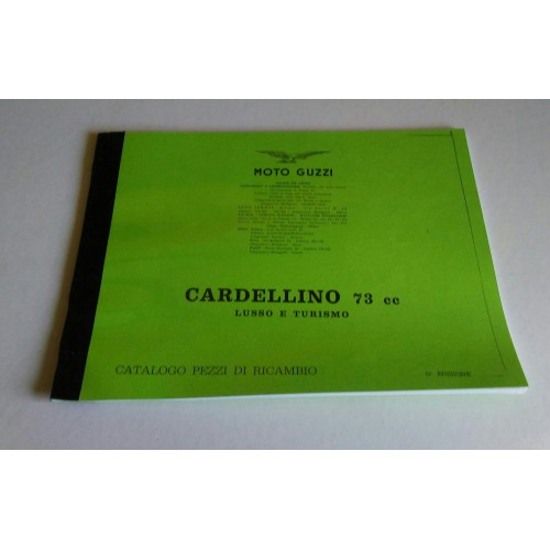 CATALOGHI RICAMBI-MANUALE OFFICINA-Catalogo ricambi x Cardellino 73cc