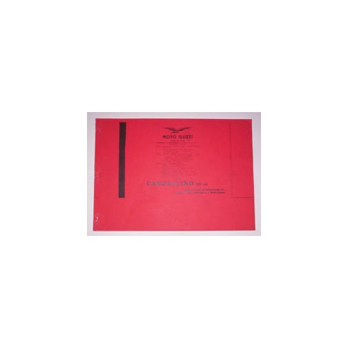 CATALOGHI RICAMBI-MANUALE OFFICINA-Catalogo Ricambi Copie Moto Guzzi " Cardellino 83cc "