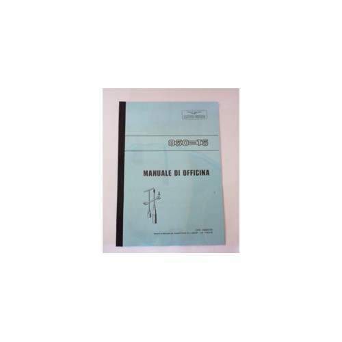 CATALOGHI RICAMBI-MANUALE OFFICINA-Manuale d'officina x Guzzi 850 T5