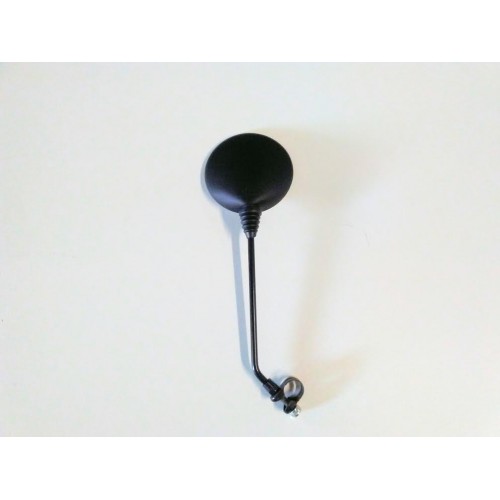SPECCHI-Specchio Dx o SX Tondo Nero D. 8mm Con Fascetta al Manubrio per Moto Guzzi Ciclomotori Vari Modelli