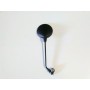 SPECCHI-Specchio Dx o SX Tondo Nero D. 8mm Con Fascetta al Manubrio per Moto Guzzi Ciclomotori Vari Modelli