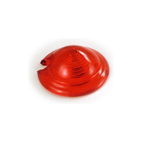 FRECCE-Trasparente tondo rosso per fanale "deserto"