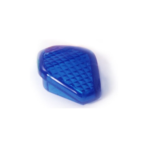 FRECCE-Trasparente blu romboidale per fanale "deserto"