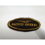 ABBIGLIAMENTO - CASCHI-ACCESSORI-Etichetta in Stoffa a Strappo Nera per "Moto Guzzi" cm 7x4