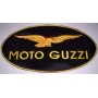 ABBIGLIAMENTO - CASCHI-ACCESSORI-Etichetta in Stoffa Nera grande Guzzi cm 25 X15