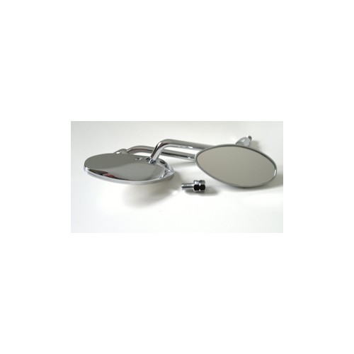 SPECCHI-Specchio ovale dx cromato x Guzzi 350 1100