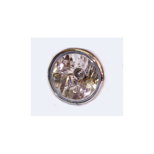 FARI ANTERIORI-Faro Anteriore Centrale Cromato per Moto Guzzi Breva 750 e vari modelli