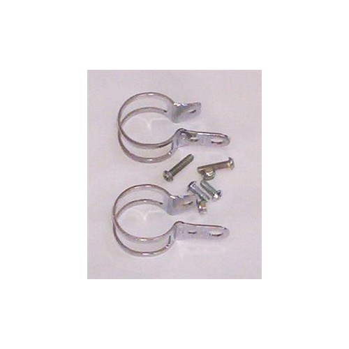 FARI ANTERIORI-Coppia fascette portafrecce e faretti D.35 a D.38 per Moto Guzzi varie