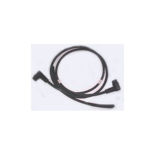 CANDELE-PIPETTE-CAVI-CANDELA-Kit 2 Cavi Candela al Silicone Neri Lunghezza CM 87 Completi di Pipetta per Moto Guzzi da 350 a ...