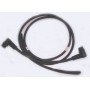 CANDELE-PIPETTE-CAVI-CANDELA-Kit 2 Cavi Candela al Silicone Neri Lunghezza CM 87 Completi di Pipetta per Moto Guzzi da 350 a ...