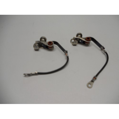 CONTATTI - CONDENSATORI-Coppia Contatti Elettrici per Moto Guzzi V35, V50, V65 - BE251