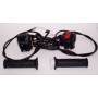DISPOSITIVI ELETTRICI-Commutatori-Kit devio luce dx e sx c/manopole, trasmissione gas e starter per Moto Guzzi da 350 a 1000 ...