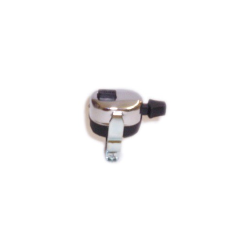 DISPOSITIVI ELETTRICI-Commutatori-Commutatore Cromato a 3 posizioni Attacchi Fili 7, per luci abbagliante-anabbagliante, puls...