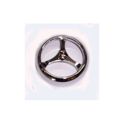 CLAXON - TROMBE-Mascherina cromata claxon per Moto Guzzi Nevada 350 750 '97/01, California 1100 ie '94/97, California EV '97/...