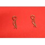 POMPE-PINZE FRENO-LEVE-kIT 2 Coppigle Perni Pinza Freno Mod. Oro per Moto Guzzi 1100 dal 98 ( Coppiglia Tipo Universale )