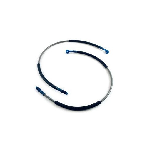 TUBI FRENO-Tubo Freno Anteriore Inox per Moto Guzzi 350 650 NTX