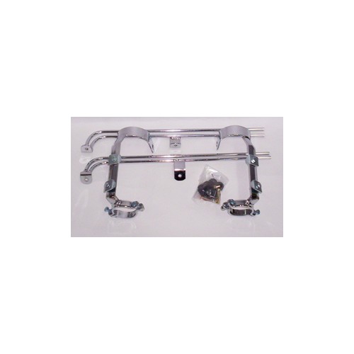 PARABREZZA-Coppia attacchi crom per parabrezza per Moto Guzzi V7 Special, 850 GT California