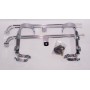 PARABREZZA-Coppia attacchi crom per parabrezza per Moto Guzzi V7 Special, 850 GT California