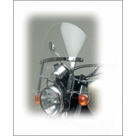 PARABREZZA-Parabrezza "America" con Attacchi Cromati e Fasce Crom -per Moto Guzzi California 1100 EV tutti modelli dal 1997 a...