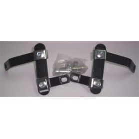 PARABREZZA-Attacchi Inferiore Forcella Neri Parabrezza per Moto Guzzi V35 V50 V65 Custom
