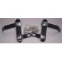 PARABREZZA-Attacchi Inferiore Forcella Neri Parabrezza per Moto Guzzi V35 V50 V65 Custom