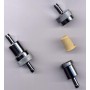 FILTRI, ARIA, OLIO, Scatole Filtri e Coperchi-Filtro Benzina Cromato Smontabile D. mm. 8 per Moto Guzzi Tutti i Modelli