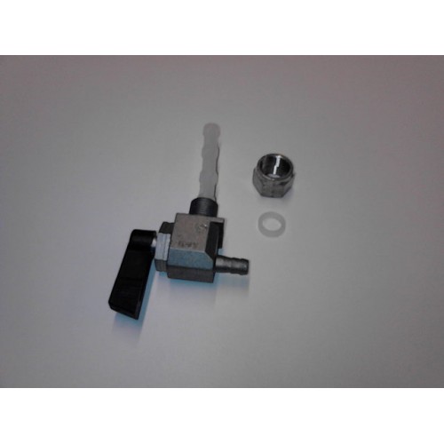 RUBINETTI e POMPE BENZINA-Rubinetto Benzina con Ghiera Filetto 12 X1mm per Ciclomotori,Moto125, Benelli e Moto Guzzi Magnum