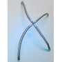 TUBAZIONE-OLIO-BENZINA-Bulloni Cavi Forati-Tubazione benzina treccia acciaio inox per tutte le Moto Guzzi da 350 a 1100