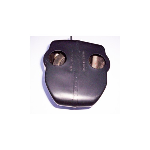 CARBURATORI - MANICOTTI - COLLETTORI -PARTI CARBURATORI-Cassa filtro in metallo per Moto Guzzi 125/250 TS, Benelli 125/250 cc