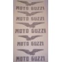 DECALCOMANIE - ADESIVI-Kit Adesivi Oro Nero per Moto Guzzi Storici dal 1921 al 1954