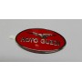 DECALCOMANIE - ADESIVI-Adesivo Metallo Rosso Argento SX Serbatoio per Moto Guzzi Breva 750 IE