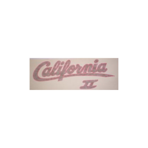DECALCOMANIE - ADESIVI-Adesivo Oro-Rosso DX o SX Copri Accumulatore per Moto Guzzi California1000 II