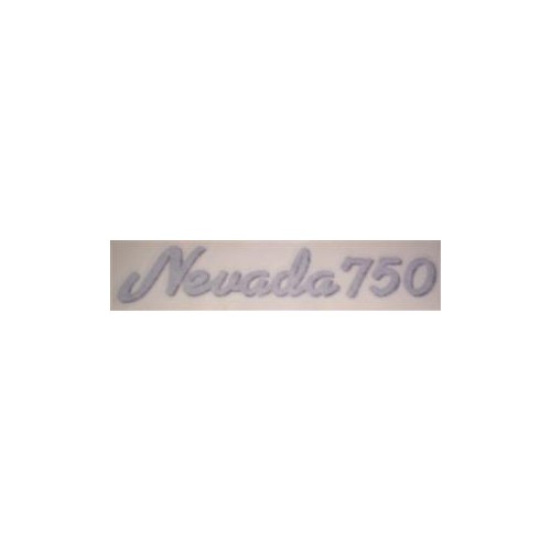 DECALCOMANIE - ADESIVI-Decalcomania copriaccumulatore grigio-nero per Moto Guzzi Nevada 750