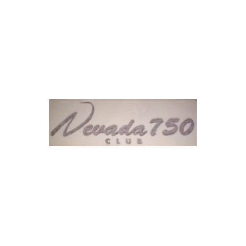 DECALCOMANIE - ADESIVI-Decalcomania copriaccumulatore oro-nero per Moto Guzzi Nevada 750 Club