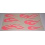 DECALCOMANIE - ADESIVI-Kit adesivi "Fiamme" universali colore arancione