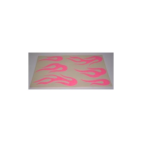 DECALCOMANIE - ADESIVI-Kit adesivi "Fiamme" universali colore fuxia