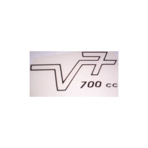 DECALCOMANIE - ADESIVI-Adesivo Nero Fianchetto V7 per Moto Guzzi V7 700cc