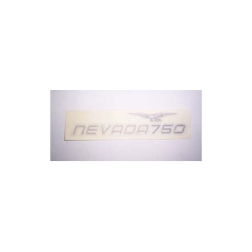 DECALCOMANIE - ADESIVI-Decalcomania copriaccumulatore sx originale colore beige/grigio per Moto Guzzi Nevada 2002/03