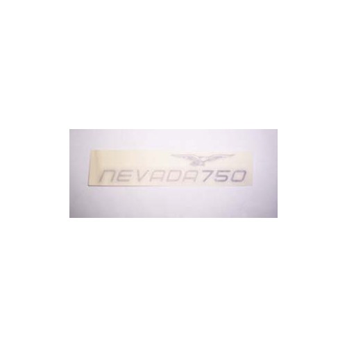 DECALCOMANIE - ADESIVI-Decalcomania copriaccumulatore dx originale colore beige/grigio per Moto Guzzi Nevada 2002/03
