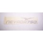 DECALCOMANIE - ADESIVI-Decalcomania copriaccumulatore dx originale colore beige/grigio per Moto Guzzi Nevada 2002/03