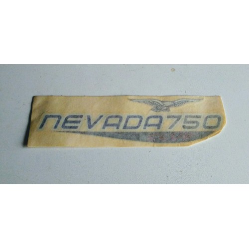 DECALCOMANIE - ADESIVI-Decalcomania corpriaccumulatore sx originale colore blu/grigio per Moto Guzzi Nevada 750 2002/2003