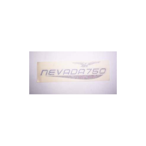 DECALCOMANIE - ADESIVI-Decalcomania corpriaccumulatore dx originale colore blu/grigio per Moto Guzzi Nevada 750 2002/2003
