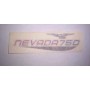 DECALCOMANIE - ADESIVI-ADESIVO Copriaccumulatore SX Originale Rosso/Grigio per Moto Guzzi Nevada 750 Club 2002