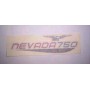 DECALCOMANIE - ADESIVI-ADESIVO Copriaccumulatore DX Originale Rosso/Grigio per Moto Guzzi Nevada 750 Club 2002