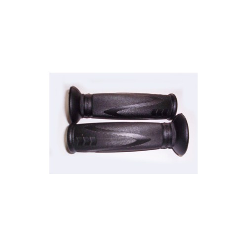 MANOPOLE-Coppia Manopole nere per Moto Guzzi 350 1000 ( modello universale )