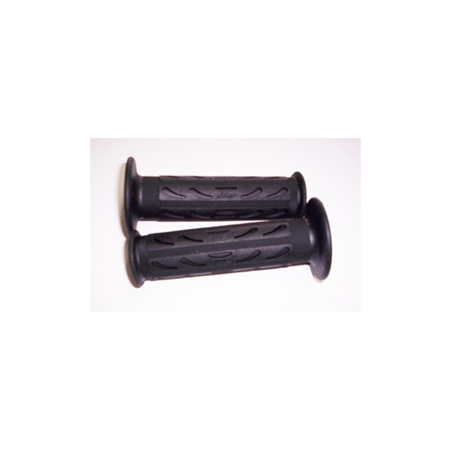 MANOPOLE-Coppia Manopole Nere con foro per Moto Guzzi Breva 750, Nevada 750 IE Classic - V7 Special-Stone-Tuti i Modelli