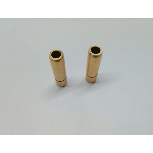 DISTRIBUZIONE-CATENA-VALVOLE-GUIDE-PARAOLI VALVOLE-Coppia Guide Valvole Maggiorate per Moto Guzzi Nuovo Falcone 500 Civile o ...